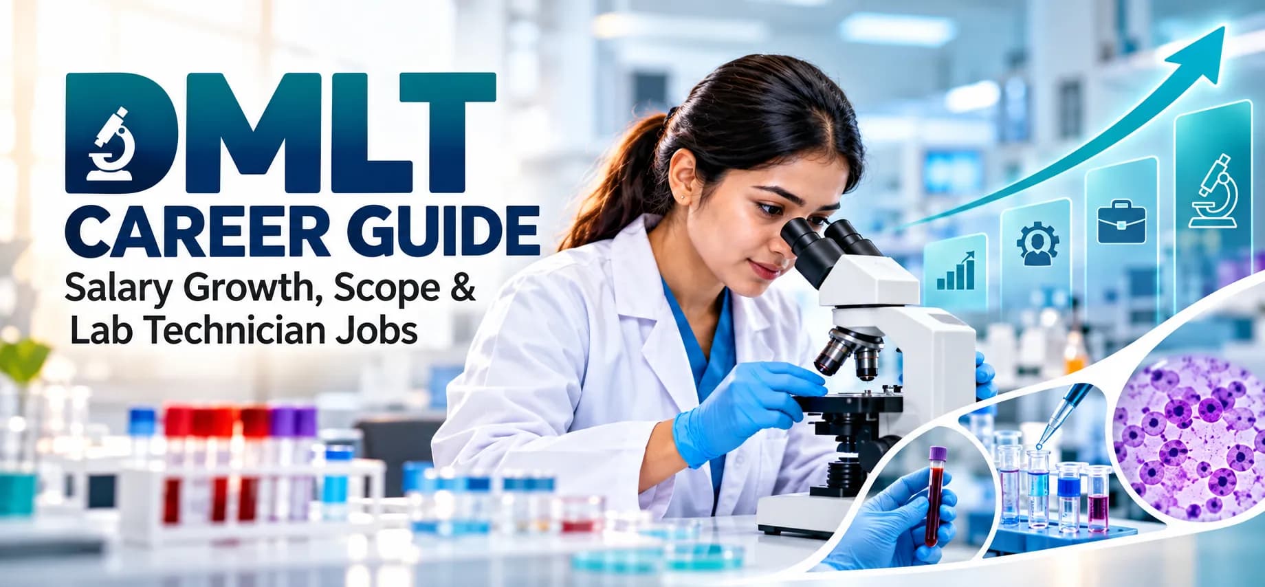 DMLT Full Form: Career Guide, Salary Growth, Scope & Lab Technician Jobs in India