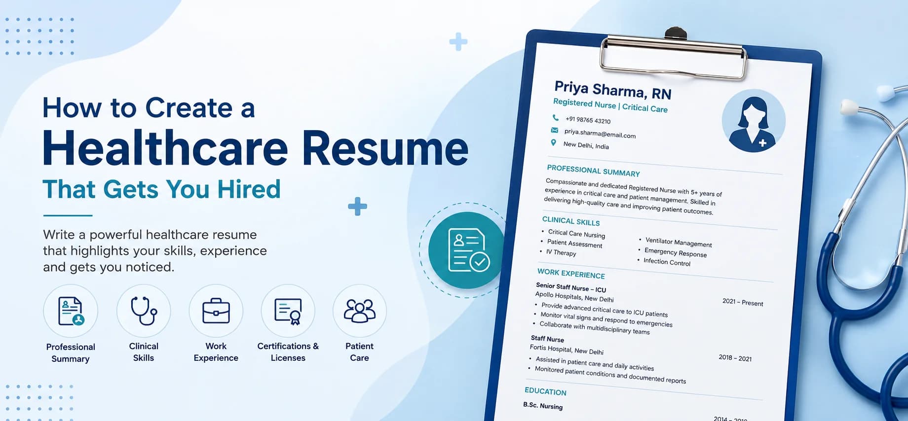 How to Create a Healthcare Resume That Gets You Hired