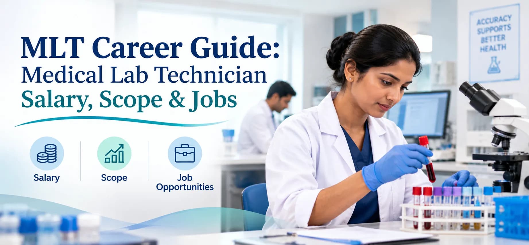 MLT Career Guide: Medical Lab Technician Salary, Scope & Jobs