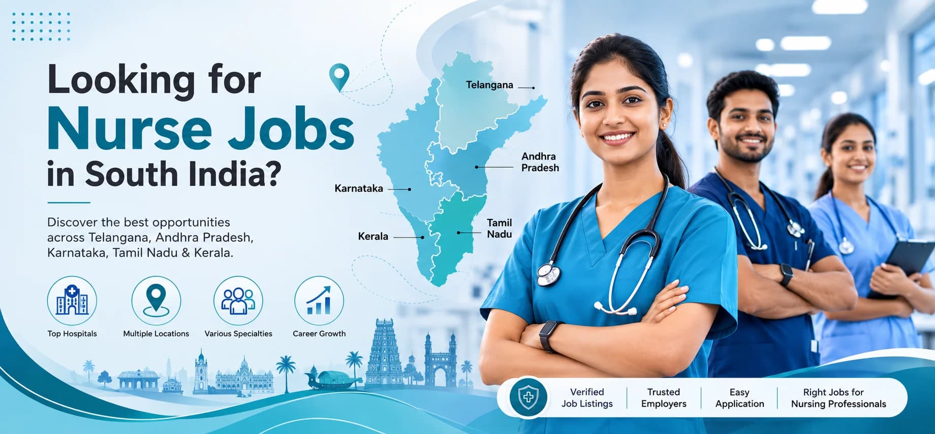 Looking for Nurse Jobs in South India?